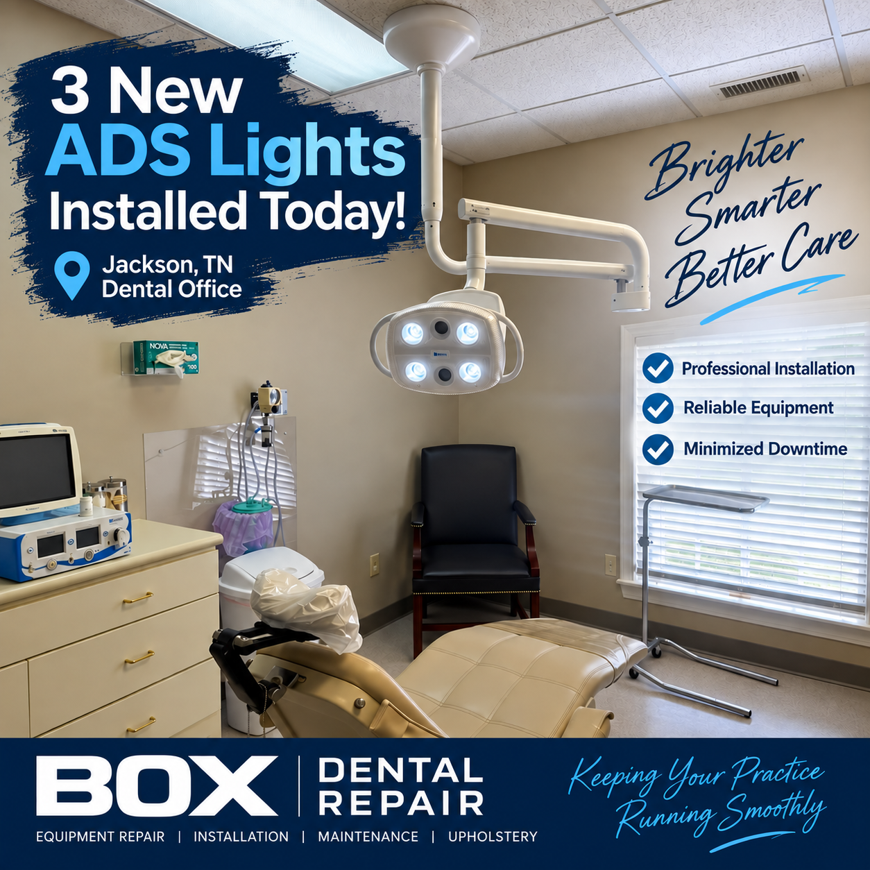 Dental chair and equipment